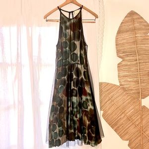 Vintage Julienne W. Tulle Oil Slick Dress